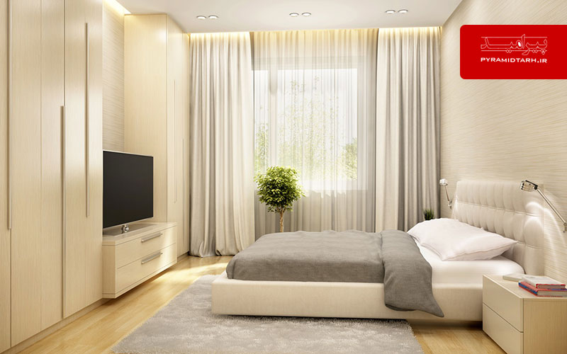 طراحی مدرن پرده های اتاق خواب
